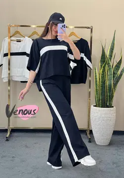 خرید اینترنتی ست دوتیکه لنین کد 1432 در فروشگاه بزرگ ونوس مد