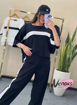 خرید اینترنتی ست دوتیکه لنین کد 1432 در فروشگاه بزرگ ونوس مد