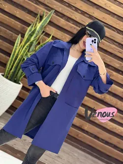 مانتو لنین آستین پاگون کد 1457 جذاب و پرطرفدار در ونوس مد