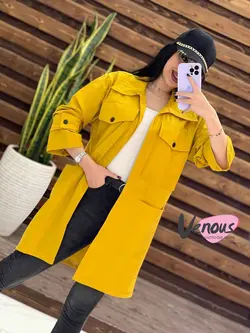 مانتو لنین آستین پاگون کد 1457 جذاب و پرطرفدار در ونوس مد