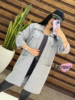 مانتو لنین آستین پاگون کد 1457 جذاب و پرطرفدار در ونوس مد