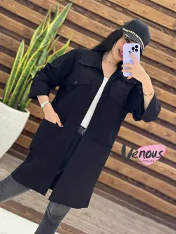 مانتو لنین آستین پاگون کد 1457 جذاب و پرطرفدار در ونوس مد