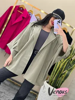 خرید اینترنتی مانتو لنین دو ژیله دار کد 1469 فروشگاه ونوس