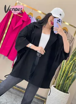 خرید اینترنتی مانتو لنین دو ژیله دار کد 1469 فروشگاه ونوس