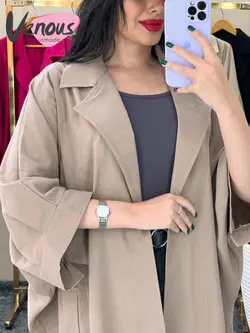 خرید اینترنتی مانتو لنین دو ژیله دار کد 1469 فروشگاه ونوس