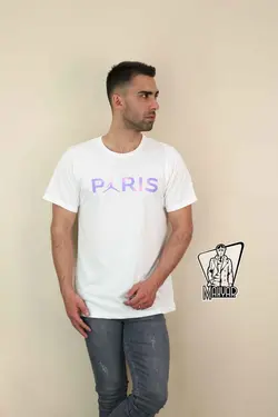 تیشرت آستین کوتاه PARIS کد 814 درفروشگاه انلاین ونوس مد