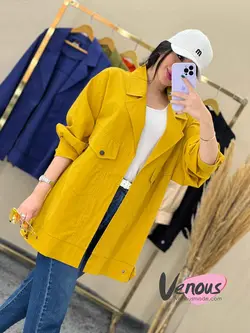 خرید اینترنتی مانتو کتی لنین جیب کج کد 1502 فروشگاه ونوس مد