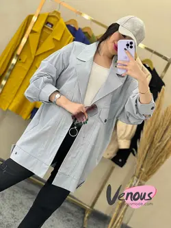 خرید اینترنتی مانتو کتی لنین جیب کج کد 1502 فروشگاه ونوس مد