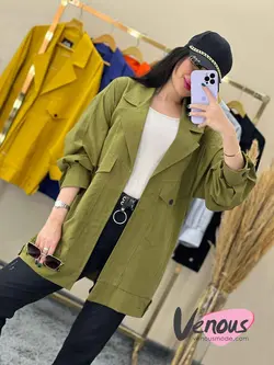 خرید اینترنتی مانتو کتی لنین جیب کج کد 1502 فروشگاه ونوس مد