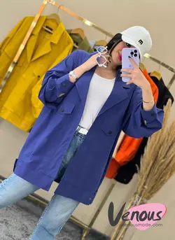 خرید اینترنتی مانتو کتی لنین جیب کج کد 1502 فروشگاه ونوس مد