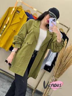 خرید اینترنتی مانتو کتی لنین جیب کج کد 1502 فروشگاه ونوس مد