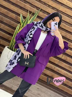 خرید اینترنتی مانتو آستین گت یقه پاگن کد 1508 فروشگاه ونوس