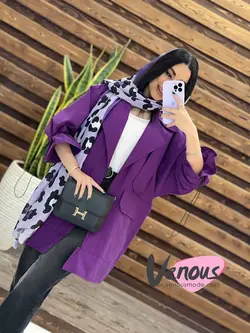 خرید اینترنتی مانتو آستین گت یقه پاگن کد 1508 فروشگاه ونوس