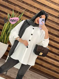 خرید اینترنتی مانتو پانچ ابروبادی کد 1516 فروشگاه ونوس مد