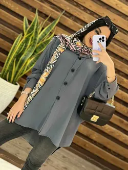 خرید اینترنتی مانتو پانچ ابروبادی کد 1516 فروشگاه ونوس مد