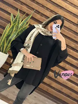 خرید اینترنتی مانتو پانچ ابروبادی کد 1516 فروشگاه ونوس مد