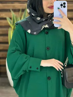 خرید اینترنتی مانتو پانچ ابروبادی کد 1516 فروشگاه ونوس مد