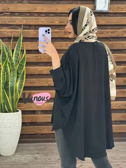 خرید اینترنتی مانتو پانچ ابروبادی کد 1516 فروشگاه ونوس مد