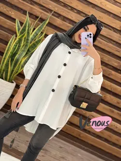 خرید اینترنتی مانتو پانچ ابروبادی کد 1516 فروشگاه ونوس مد