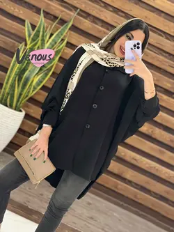 خرید اینترنتی مانتو پانچ ابروبادی کد 1516 فروشگاه ونوس مد