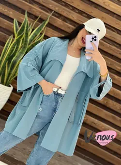 خرید اینترنتی مانتو پانچ جیب پرچی کد 1518در فروشگاه ونوس مد