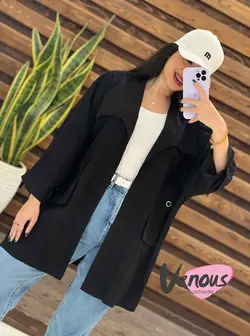 خرید اینترنتی مانتو پانچ جیب پرچی کد 1518در فروشگاه ونوس مد