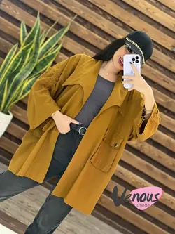 خرید اینترنتی مانتو پانچ جیب پرچی کد 1518در فروشگاه ونوس مد