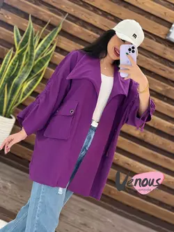 خرید اینترنتی مانتو پانچ جیب پرچی کد 1518در فروشگاه ونوس مد