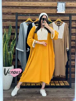 خرید اینترنتی مانتو ساحلی جلو پولک کد 1637 فروشگاه ونوس مد