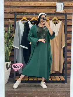 خرید اینترنتی مانتو ساحلی جلو پولک کد 1637 فروشگاه ونوس مد