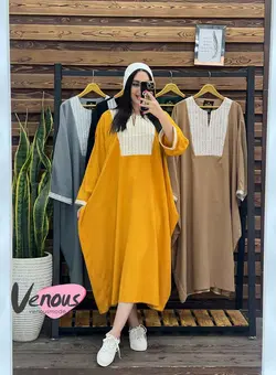 خرید اینترنتی مانتو ساحلی جلو پولک کد 1637 فروشگاه ونوس مد