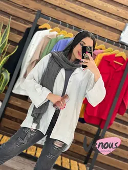 خرید اینترنتی مانتو بابوس پایین هلالی کد 1652فروشگاه ونوس مد