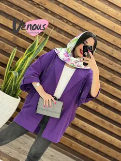 مانتو جلو زیپ پشت گت دار کد 1667 شیک و خاص در مجموعه ونوس مد