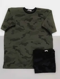 تیشرت چریکی آستین کوتاه کد 877 شیک و خاص در مجموعه ونوس مد