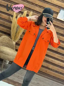 مانتو تترون جیب پاکتی کد 1738 شیک و خاص در مجموعه ونوس مد