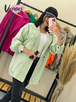 خرید اینترنتی مانتو کتی لنین جیب کج کد 1747 فروشگاه ونوس مد