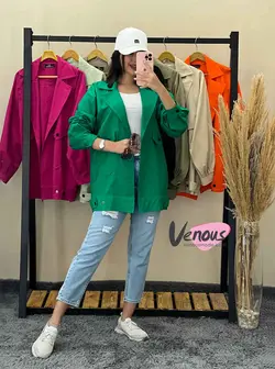 خرید اینترنتی مانتو کتی لنین جیب کج کد 1747 فروشگاه ونوس مد