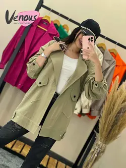 خرید اینترنتی مانتو کتی لنین جیب کج کد 1747 فروشگاه ونوس مد