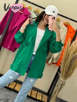 خرید اینترنتی مانتو کتی لنین جیب کج کد 1747 فروشگاه ونوس مد