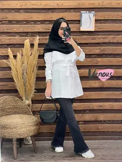 خرید اینترنتی مانتو دانشجویی بالاژیله کد 1834فروشگاه ونوس مد