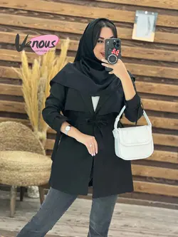 خرید اینترنتی مانتو دانشجویی بالاژیله کد 1834فروشگاه ونوس مد