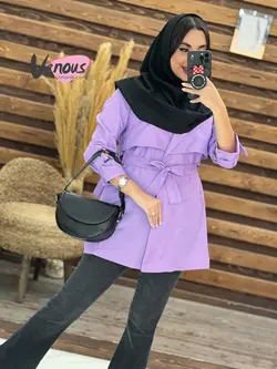 خرید اینترنتی مانتو دانشجویی بالاژیله کد 1834فروشگاه ونوس مد