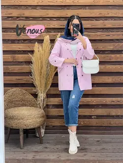 بارونی کوتاه ده دکمه کد 1905 شیک و جذاب در ونوس مد