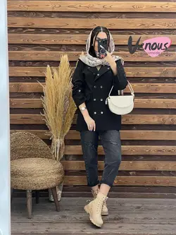 بارونی کوتاه ده دکمه کد 1905 شیک و جذاب در ونوس مد