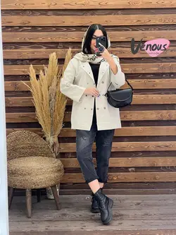 بارونی کوتاه ده دکمه کد 1905 شیک و جذاب در ونوس مد