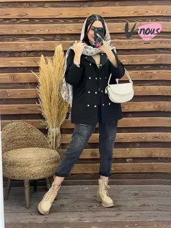 بارونی کوتاه ده دکمه کد 1905 شیک و جذاب در ونوس مد