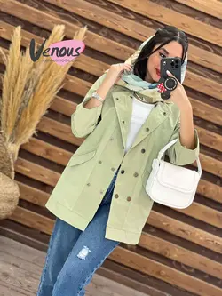 بارونی کوتاه ده دکمه کد 1905 شیک و جذاب در ونوس مد