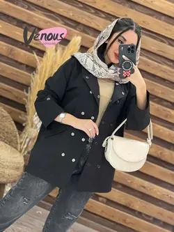 بارونی کوتاه ده دکمه کد 1905 شیک و جذاب در ونوس مد