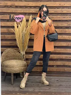 بارونی کوتاه ده دکمه کد 1905 شیک و جذاب در ونوس مد