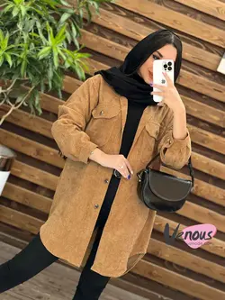 مانتو کبریتی پایین هلالی کد 1930 شیک و جذاب در ونوس مد